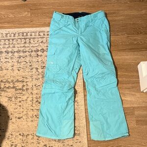 Blue ski pants